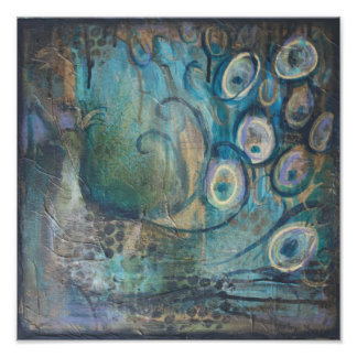 Skriv ut Peacock Art Fototryck