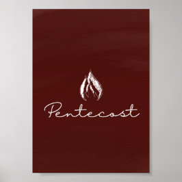 Skriv ut Pentecost Liturgical Card Poster
