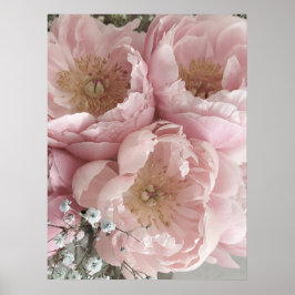 SKRIV UT | Peonies III - 24 tum x 32 tum Poster