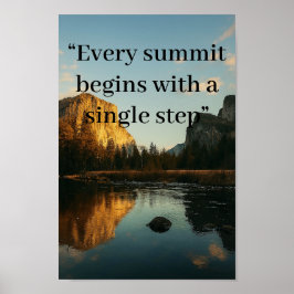 Skriv ut personlig för alpinreflektionstavla poster