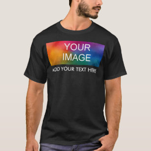 Skriv ut personlig Front Lägg till Manarna Text Im T Shirt