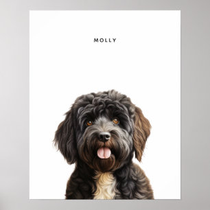 Skriv ut Personligen Portugisiska Vatten Hund Poster