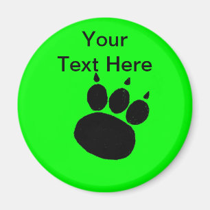 Skriv ut Pet Sitta Services Paw Magnet