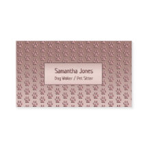 Skriv ut Pet Sitter Dog Walker Ro Guld