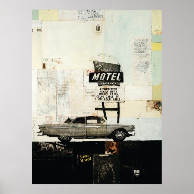Skriv ut Pioneer Motel Poster (Framsidan)