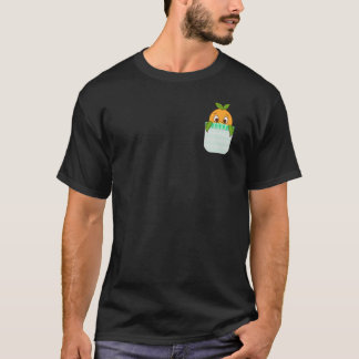 Skriv ut .png för orange Bird Pocket T Shirt