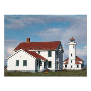 Skriv ut Point Wilson Lighthouse Fototryck