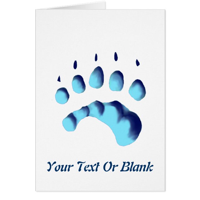 Skriv ut polar över rasterruta hälsningskort (Framsidan)