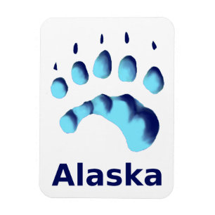 Skriv ut polar över rasterruta magnet