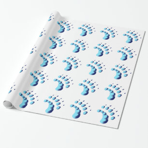 Skriv ut polar över rasterruta presentpapper