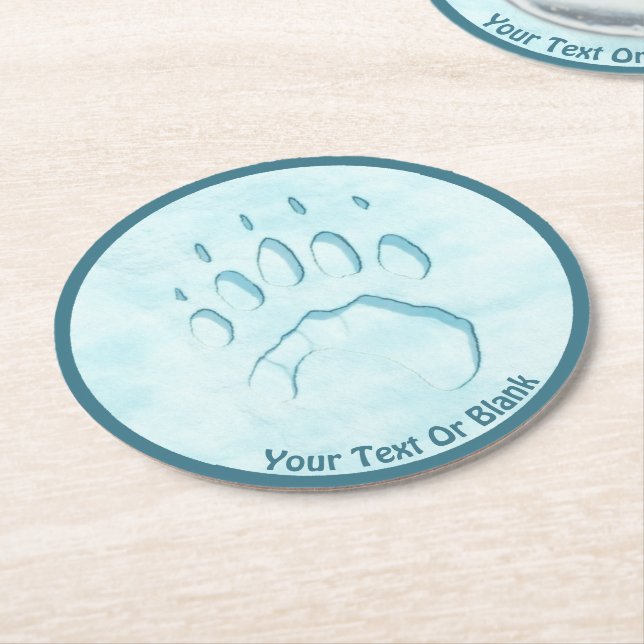 Skriv ut polar över rasterruta underlägg papper rund (Vinklad)