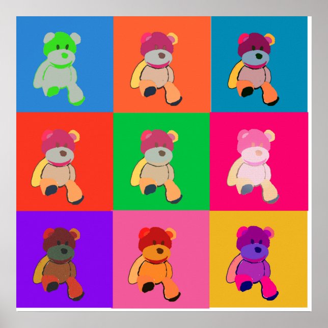 Skriv ut popup-nalle poster (Framsidan)