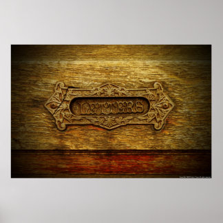 Skriv ut/Poster brev-kortplats Poster