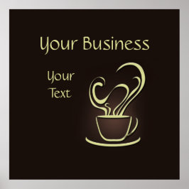 Skriv ut Poster kaffe