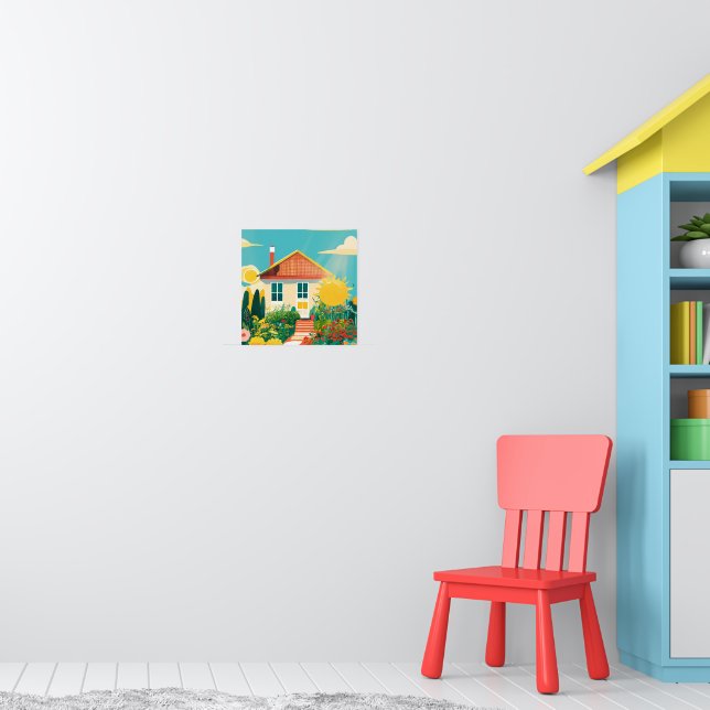 Skriv ut, Poster Pappert (projektionsyta) (Barnkammare 1)