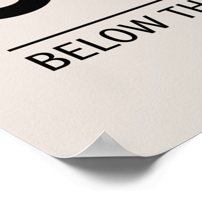 Skriv ut, Poster Pappert (projektionsyta) (Hörn)