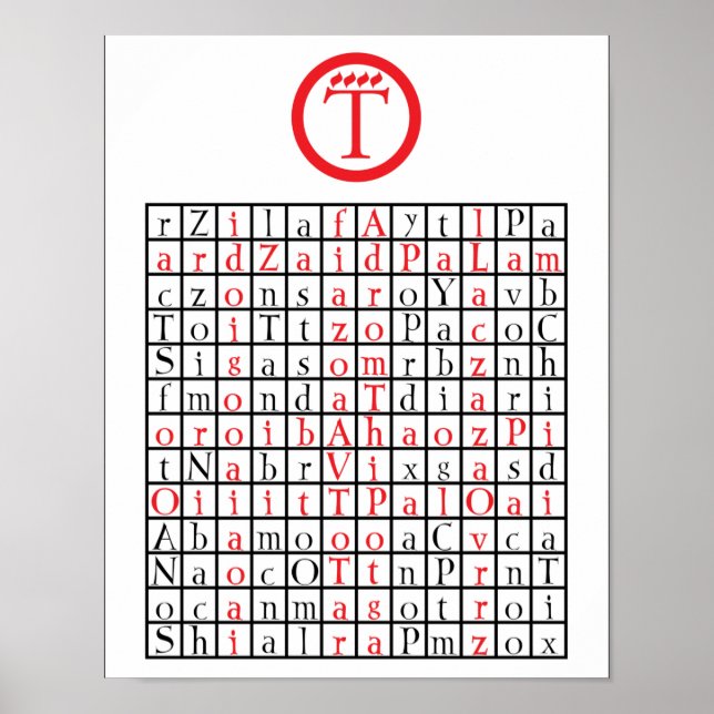 Skriv ut, Poster Pappert (projektionsyta) (Framsidan)