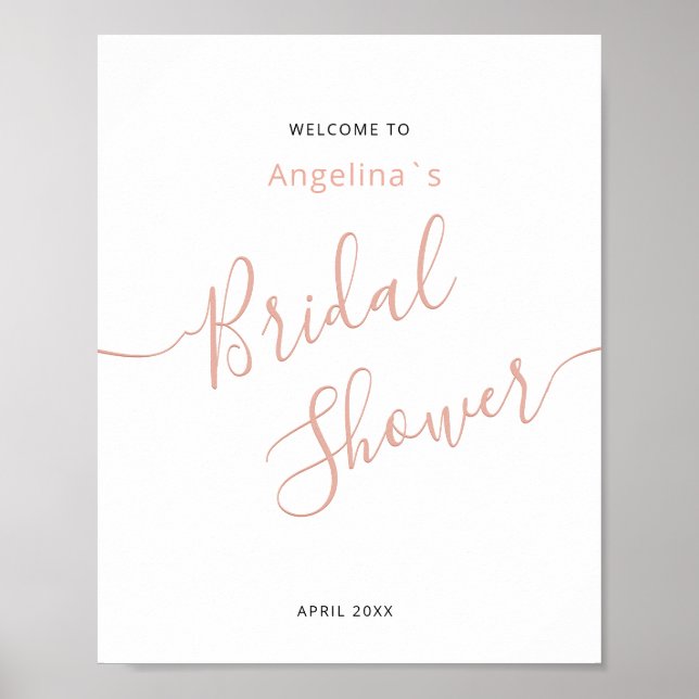 Skriv ut, Poster Pappert VÄLKOMST TILL möhippan. (Framsidan)