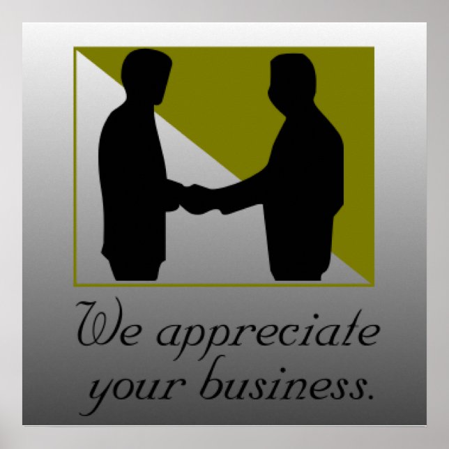 Skriv ut professionell Services Poster (Framsidan)