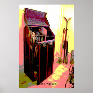 Skriv ut psykodelisk dekoder poster