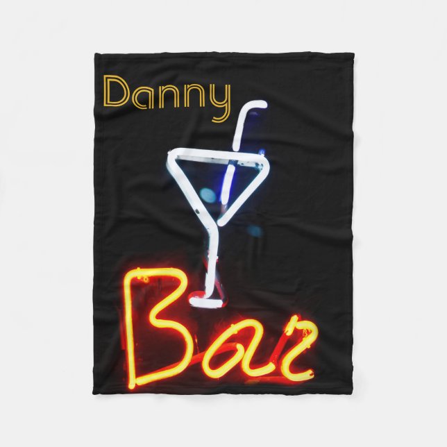 Skriv ut Pub Mancave Fleece Blanket (Framsidan)