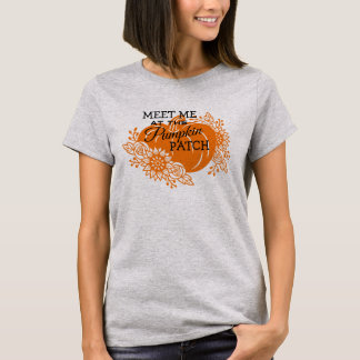 Skriv ut Pumpkin Patch Brev för Thanksgiving av re T Shirt