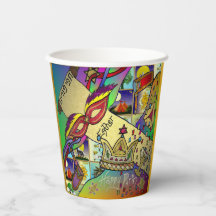 Skriv ut Purim Esther Firande Light Art