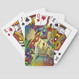 Skriv ut Purim Esther Firande Light Art Casinokort
