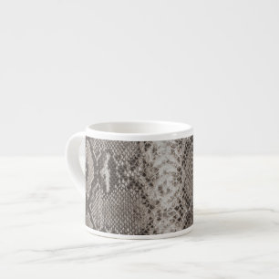 Skriv ut Python Snake Skin Animal Espressomugg