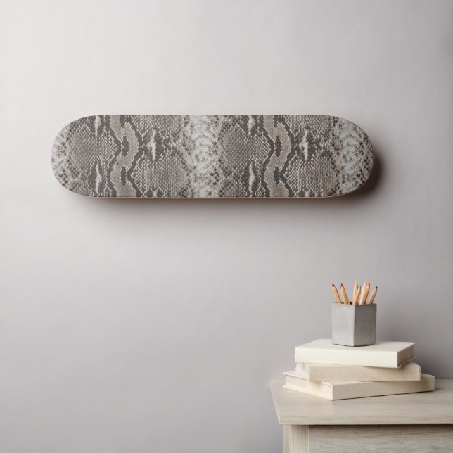 Skriv ut Python Snake Skin Animal Mini Skateboard Bräda 18,5 Cm (Väggkonst (Horz))