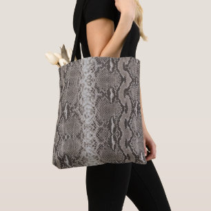 Skriv ut Python Snake Skin Animal Tygkasse