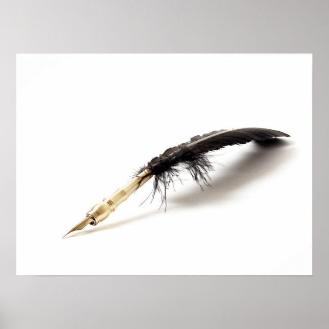 Skriv ut Quill Pen Poster (Framsidan)