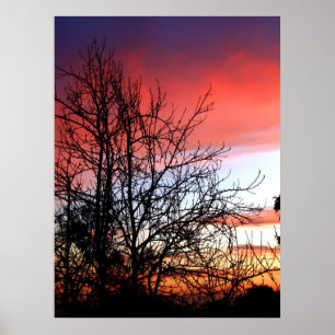 Skriv ut RedTones Himmel Poster