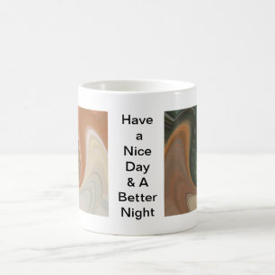 Skriv ut Retro Abstrakt Art Kaffemugg