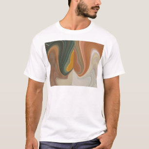 Skriv ut Retro Abstrakt Art Tröja