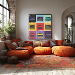 Skriv ut Retro Colorful Typewriter-popup-rutnät Poster<br><div class="desc">Ge kreativitet och nostalgi en spricka in i alla utrymmen med det här återinspirerade popkonsrastret med färgstarka skrivmaskiner. Det vibrerande färg och det ikoniska stödrastret gör den här perfekten för älskare av vintagens estetik och popkultur. Idealiskt för att ha lagt till en livlig, återlevande till hemmet eller kontorens dekoration, erbjuder...</div>