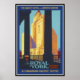Skriv ut Retro Vintage bild Travel Kanada Poster