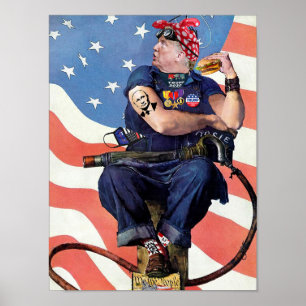 Skriv ut Riveter Archival Poster