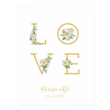 Skriv ut Ro Garden KÄRLEK Bröllop