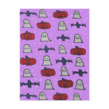 Skriv ut Roligten lila Halloween