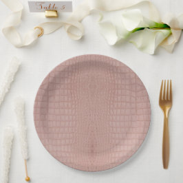 Skriv ut rosa Alligator Struktur