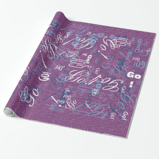 Skriv ut rosa Glitter Chevrons Sticka Mönster Presentpapper