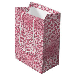 Skriv ut Rosa Glitter Leopard