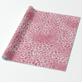 Skriv ut Rosa  Glitter Leopard     Presentpapper