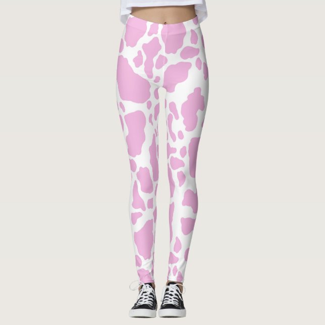 Skriv ut rosa leggings (Framsida)