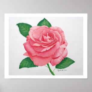Skriv ut rosa passion poster