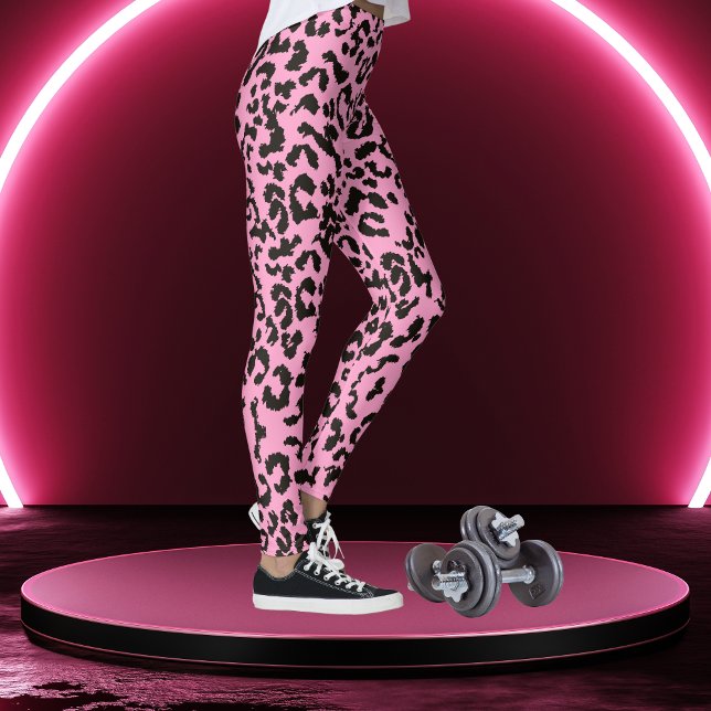 Skriv ut rosa Tiger Leggings (Skapare uppladdad)