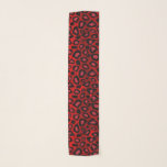 Skriv ut rött och svart leopard sjal<br><div class="desc">🥇 EN ORIGINAL COPYRIGHT DESIGN AV Donna Siegrist, ENDAST TILLGÄNGLIG PÅ ZAZZLE! Red and Black Leopard Print. Finns i flera färg. ⭐ 99 procent av mina formgivningar i min affär sker i lagrar. Det gör det enkelt för dig att ändra storlek på och flytta grafiken och texten så att den...</div>