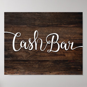 Skriv ut rustik Chic PENGARAR PUB Poster