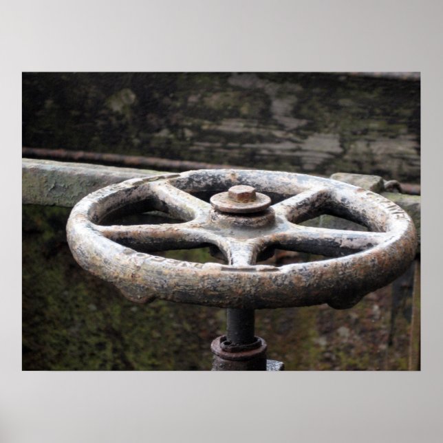 Skriv ut Rusty Valve Poster (Framsidan)